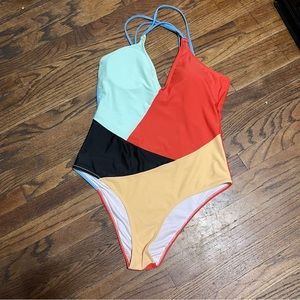 Color Block Cupshe One Piece